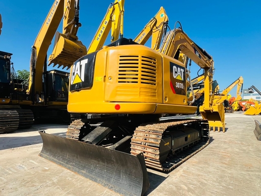 0.33 CBM CAT 307E2 ماشین حفاری Caterpillar دست دوم ژاپن ساخت ماشین حفاری Crawler استفاده شده 7 تن ماشین آلات ساختمانی