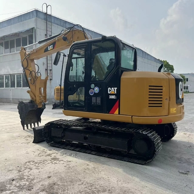 8 تن CAT 308E2 استفاده شده Caterpillar Excavator ژاپن ساخته شده استفاده شده CAT Crawler Excavator ماشین آلات ساختمانی