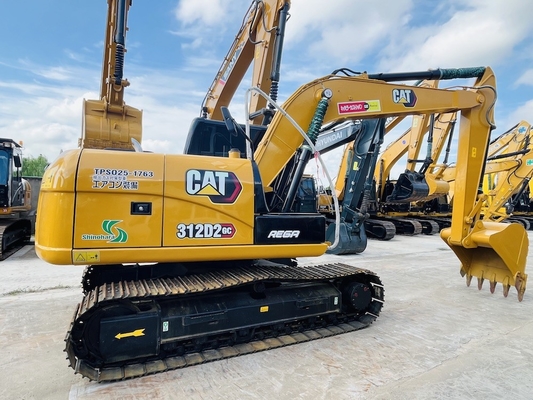 12 تن 90 درصد جدید CAT 312D2GC ماشین حفاری Caterpillar دست دوم استفاده شده CAT Crawler Excavator CAT 312D ماشین آلات ساختمانی