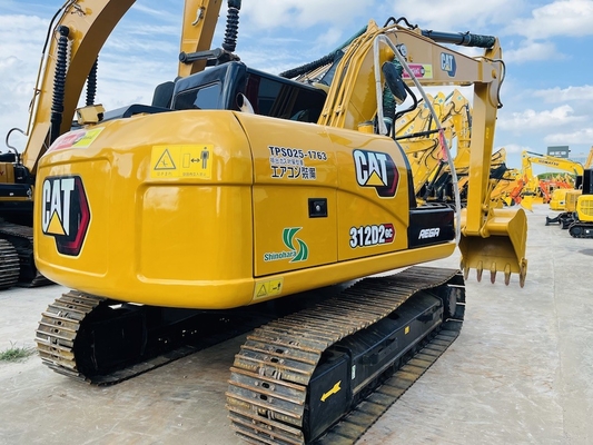 12 تن 90 درصد جدید CAT 312D2GC ماشین حفاری Caterpillar دست دوم استفاده شده CAT Crawler Excavator CAT 312D ماشین آلات ساختمانی