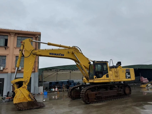 ژاپنی اصلی کاماتسو PC700-8 استفاده شده هیدرولیک Excavator Crawer دست دوم 70 تن حفاری قیمت پایین