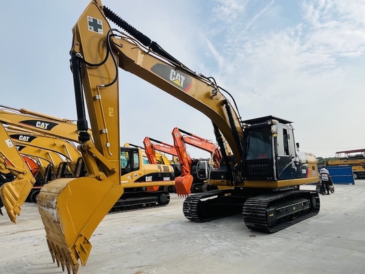 100٪ ژاپنی ساخته شده استفاده شده CAT 320D2 Caterpillar Excavator دست دوم هيدرولیک خزنده حفاری 1CBM ظرفیت سطل