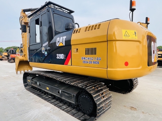 100٪ ژاپنی ساخته شده استفاده شده CAT 320D2 Caterpillar Excavator دست دوم هيدرولیک خزنده حفاری 1CBM ظرفیت سطل