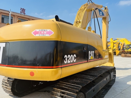 CAT 320C کاوشگر کاوشگر دست دوم با حداکثر عمق حفاری 6550mm و مدل موتور CAT 3066