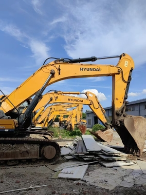 48 تن اصلی دست دوم هیوندای R485LVS Crawler Excavator استفاده شده هیوندای Digger برای فروش
