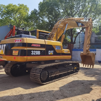 کاوشگر اصلي CAT 320B دست دوم، Caterpillar استفاده شده کاوشگر 20 تن با موتور CAT 3066T