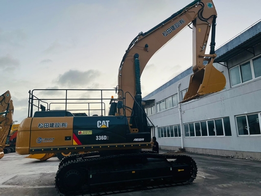 کاوشگر اصلی CAT 336D دست دوم ، Caterpillar استفاده شده کاوشگر خزنده 36 تن تجهیزات ساختمانی
