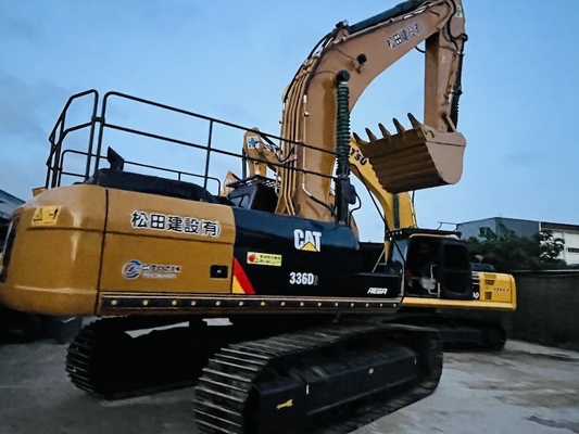 کاوشگر اصلی CAT 336D دست دوم ، Caterpillar استفاده شده کاوشگر خزنده 36 تن تجهیزات ساختمانی