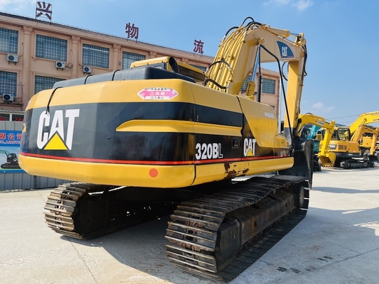 ژاپنی اورجینال CAT 320BL حفاری دست دوم، 20 تن Caterpillar استفاده شده Crawler Digger CAT 3066T موتور