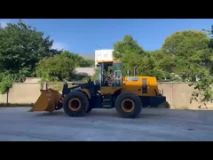 17 تن بارگذاری چرخ استفاده شده SDLG LG958L بارگذاری دست دوم بارگذاری نامی 5 تن